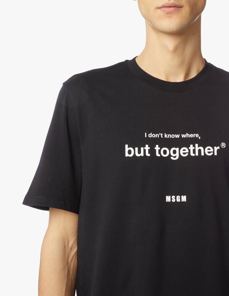 rinascente MSGM Maglietta girocollo back toghether