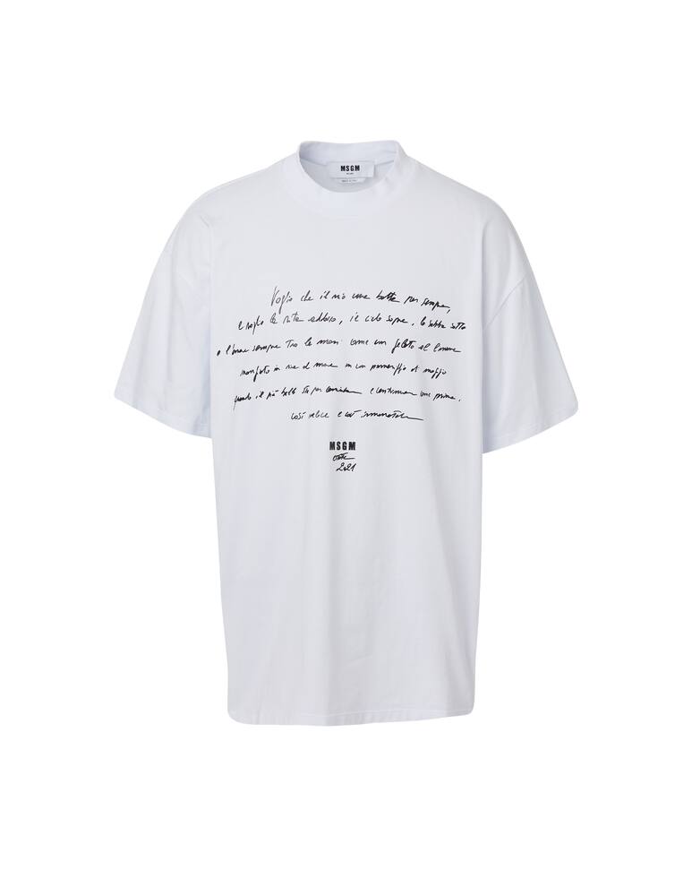 rinascente MSGM Handwritten t-shirt