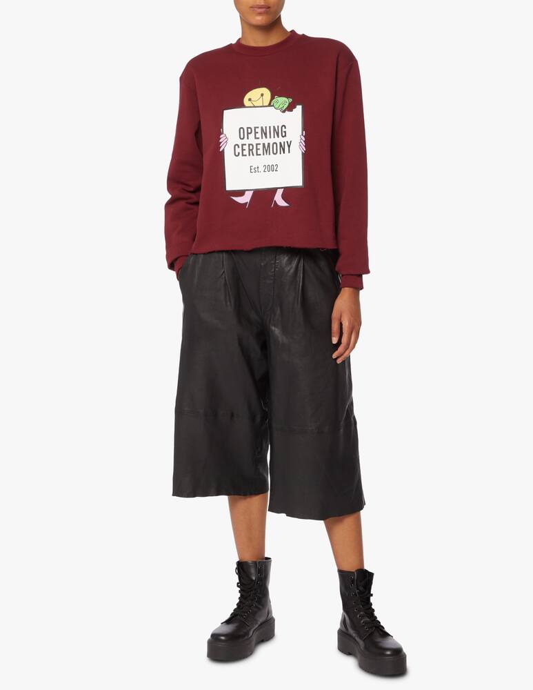 rinascente Opening Ceremony Felpa girocollo in cotone con logo