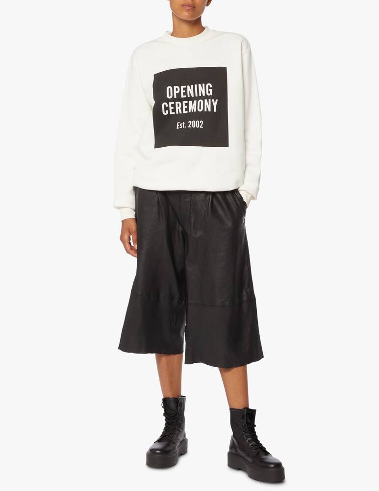 rinascente Opening Ceremony Felpa girocollo in cotone con logo