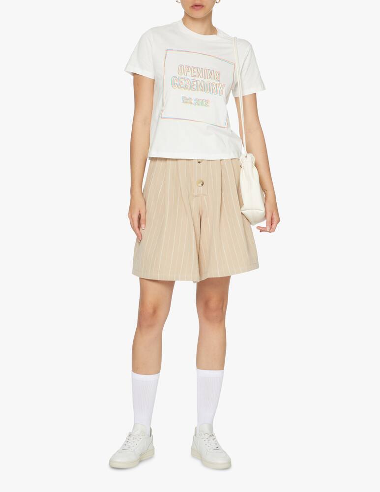 rinascente Opening Ceremony Cotton t-shirt with embroidered logo - white