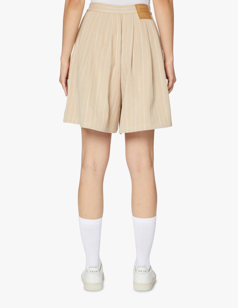 rinascente Opening Ceremony Pinstripe Bermuda shorts with pleats - white