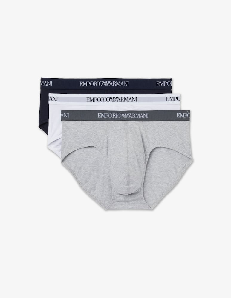 Emporio Armani Slip 3p pure cotton - immagine 1 Emporio Armani Slip 3p pure cotton - immagine 1