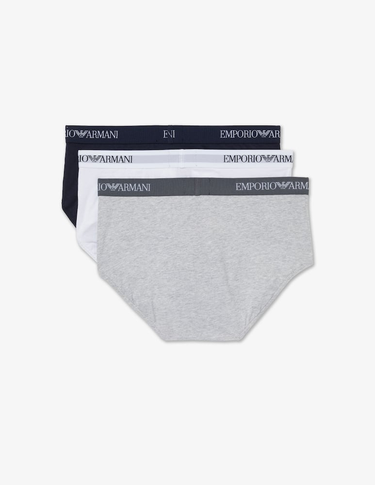 Emporio Armani Slip 3p pure cotton - immagine 2 Emporio Armani Slip 3p pure cotton - immagine 2