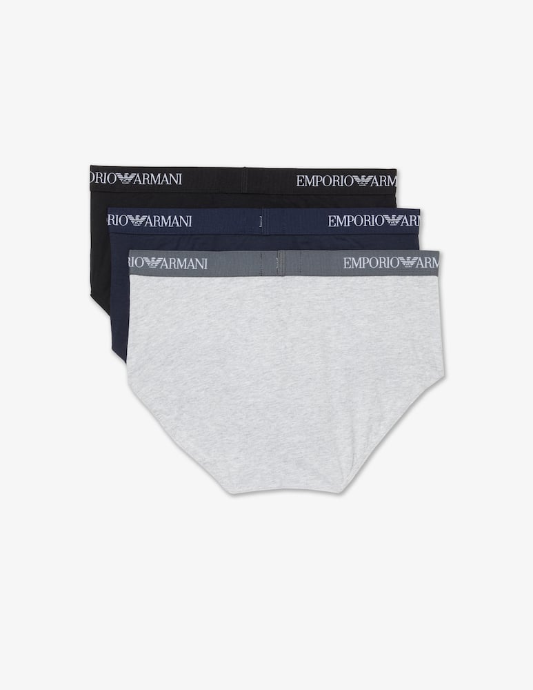 Emporio Armani Slip 3p pure cotton - immagine 2 Emporio Armani Slip 3p pure cotton - immagine 2