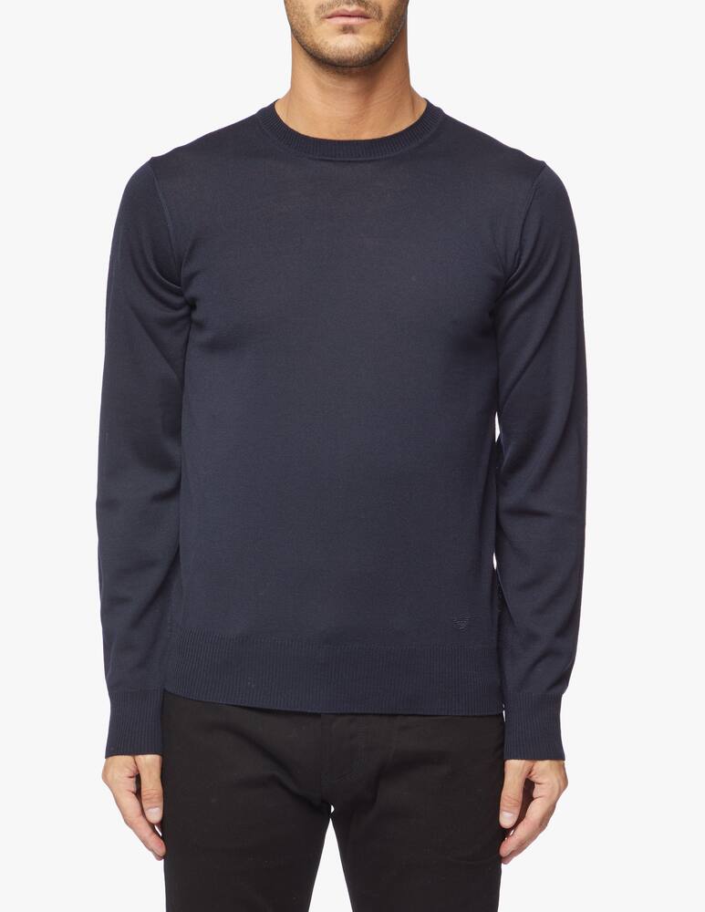 rinascente Emporio Armani Basic wool roundneck jumper