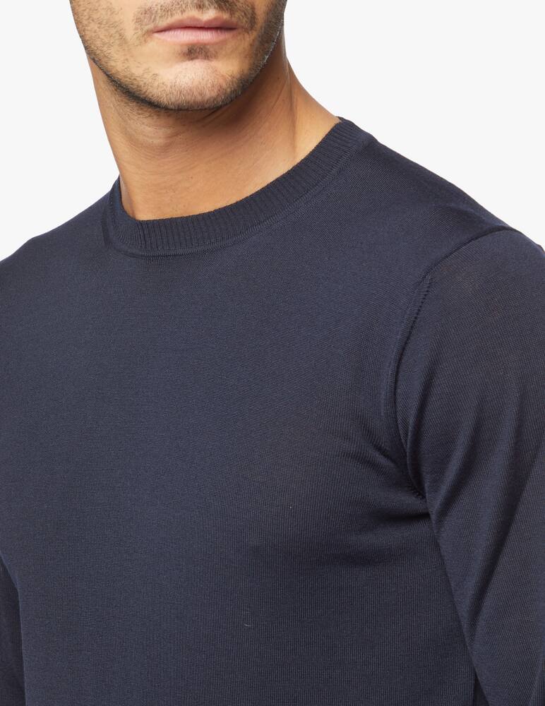 rinascente Emporio Armani Basic wool roundneck jumper