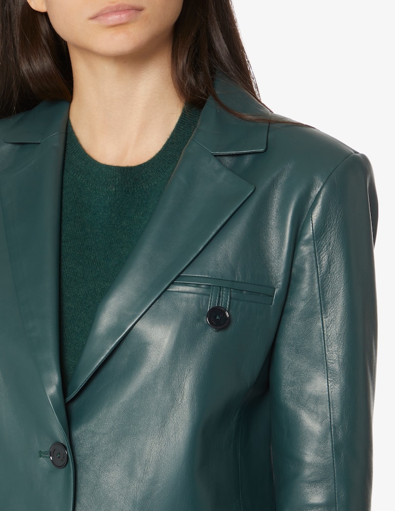 rinascente DROMe Giacca in pelle - Verde