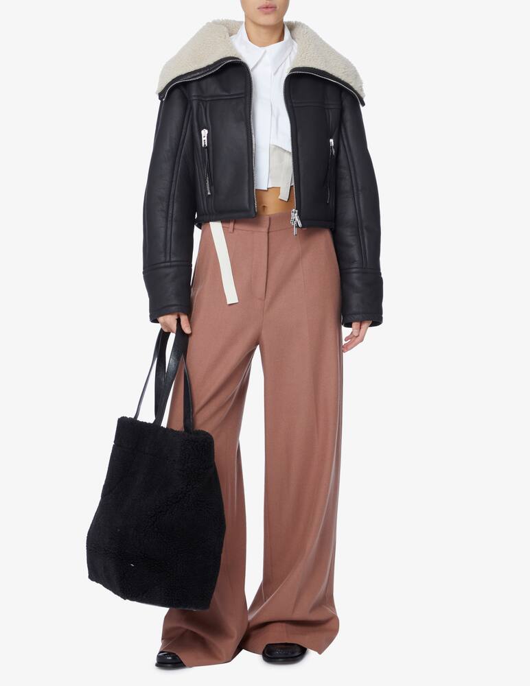 rinascente DROMe Shearling jacket - Black