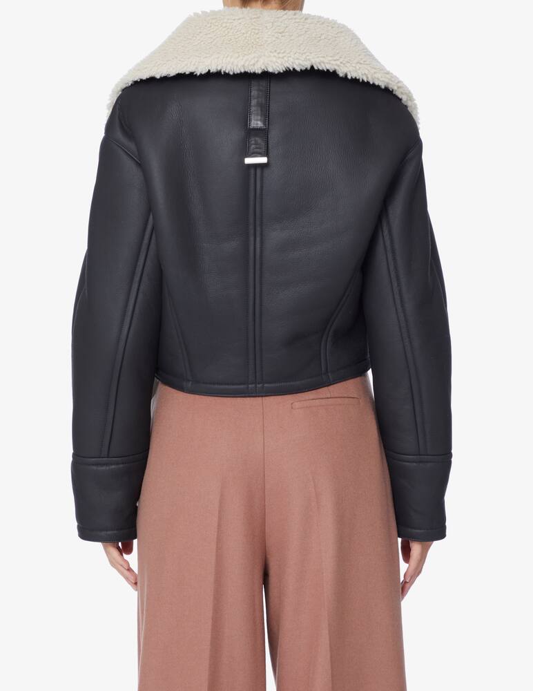DROMe Shearling jacket - Black - picture 3 DROMe Shearling jacket - Black - picture 3