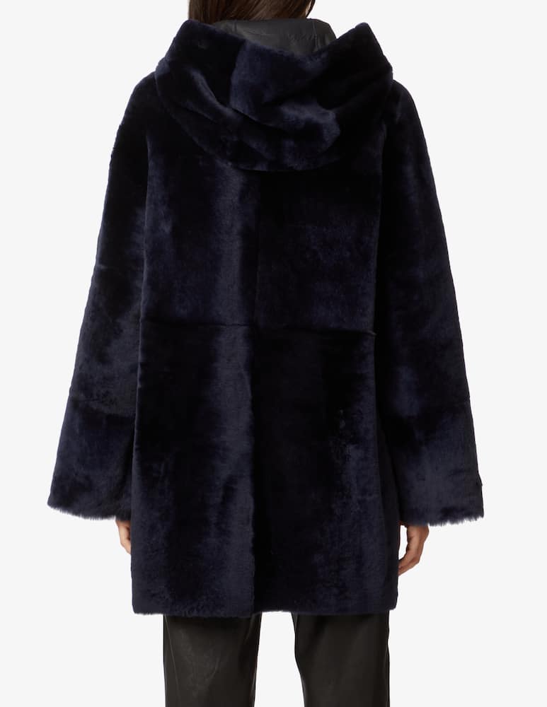 rinascente DROMe Cappotto in shearling - Blu