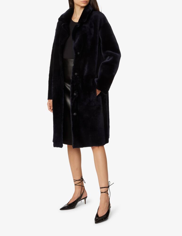 rinascente DROMe Cappotto in shearling - Blu