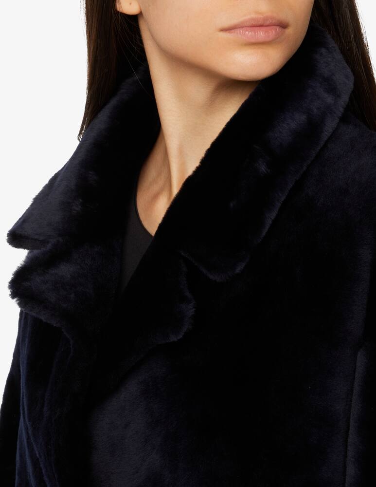 rinascente DROMe Cappotto in shearling - Blu
