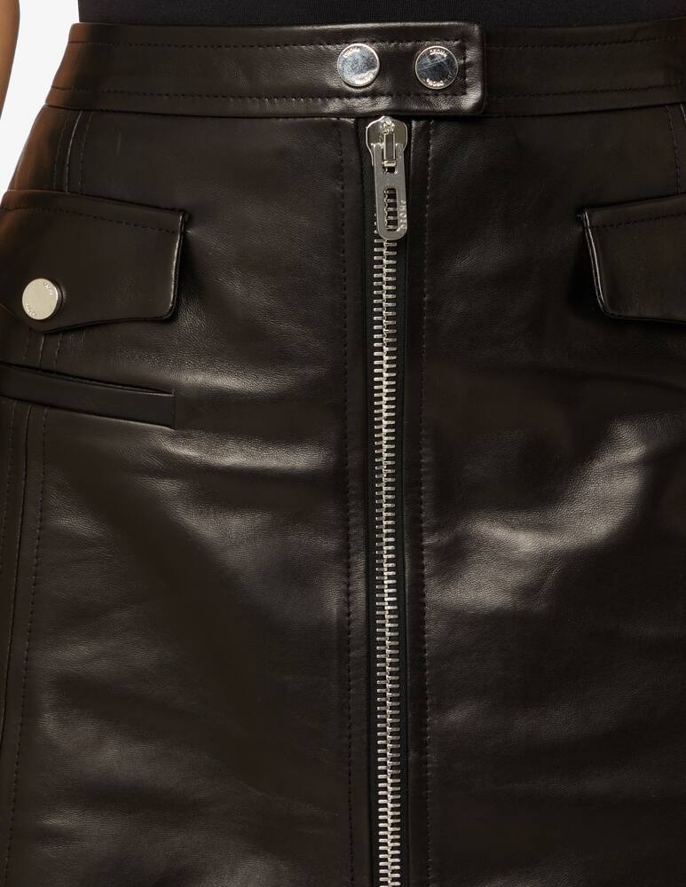 rinascente DROMe Gonna in pelle - Nero