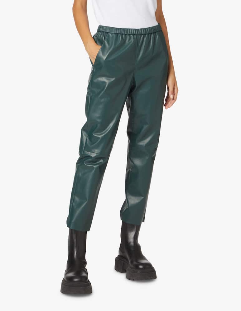 rinascente DROMe Leather trousers - Green