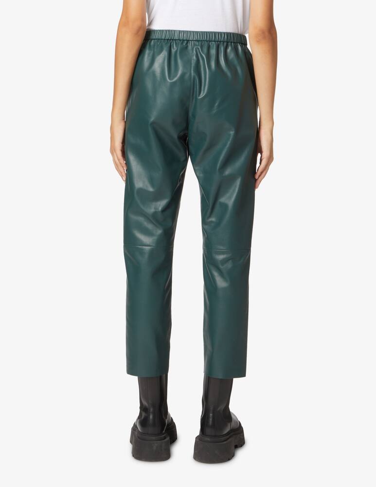 rinascente DROMe Leather trousers - Green