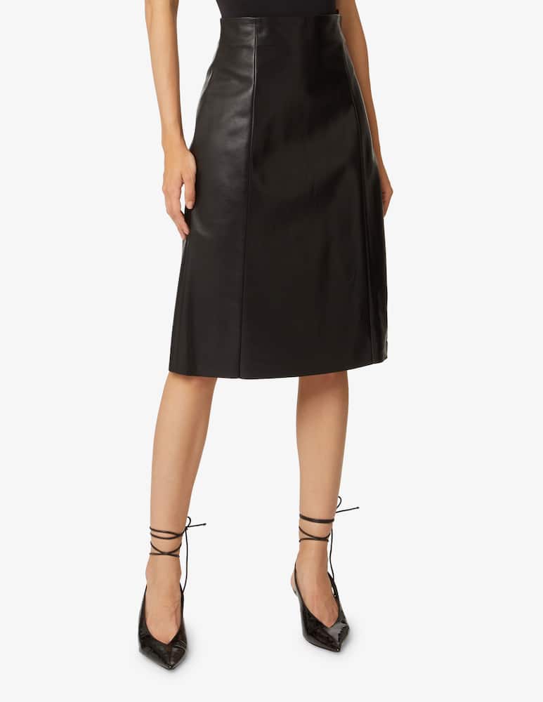 rinascente DROMe Gonna in pelle - Nero