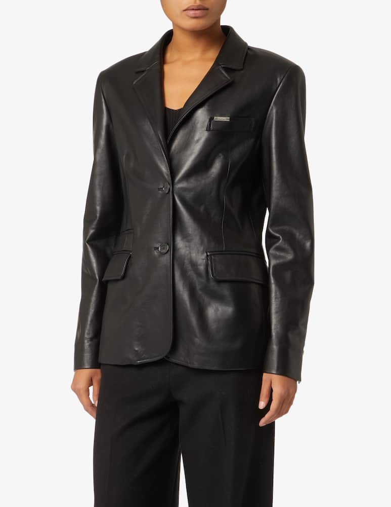 rinascente DROMe Leather jacket - Black
