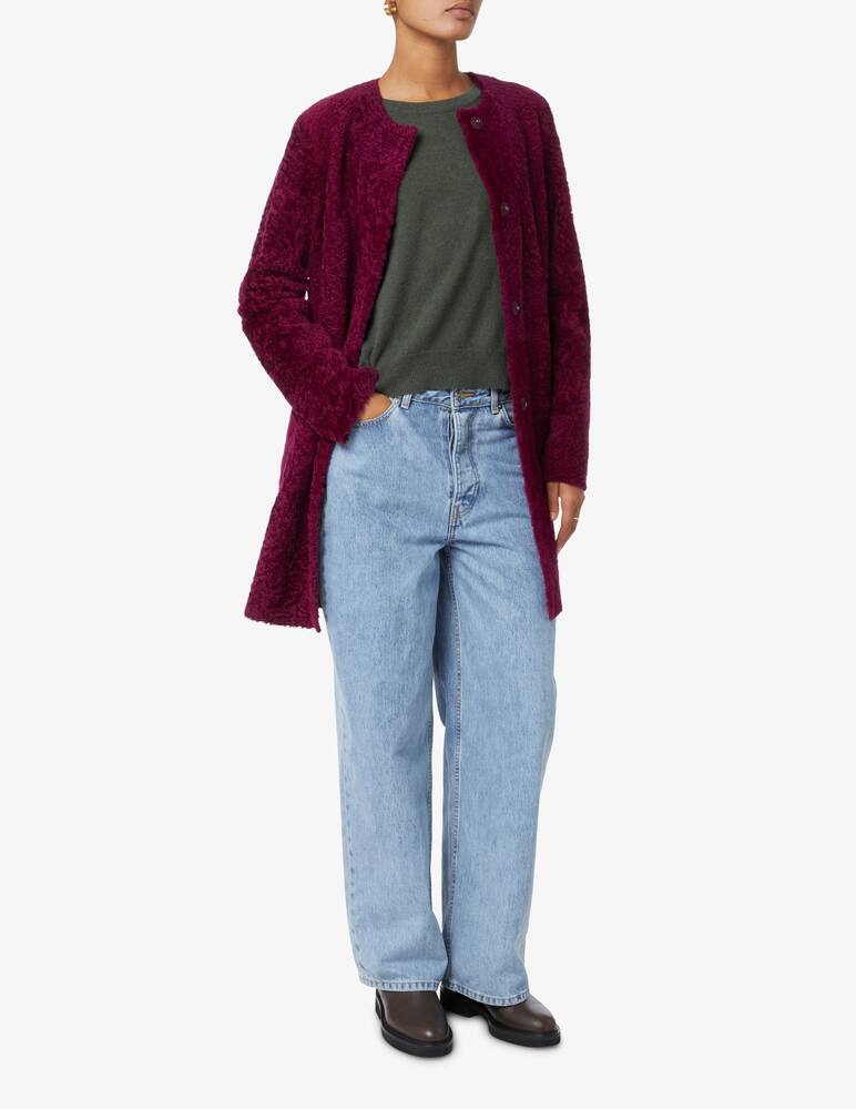 rinascente DROMe Cappotto in shearling - Rosso