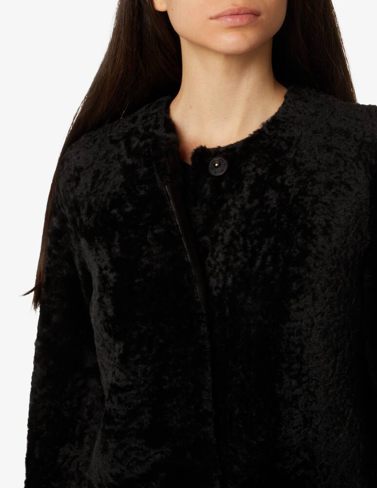 DROMe Cappotto in shearling - Nero - immagine 4 DROMe Cappotto in shearling - Nero - immagine 4