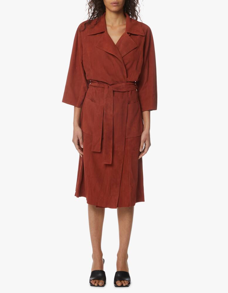 rinascente DROMe Trench in camoscio - Marrone