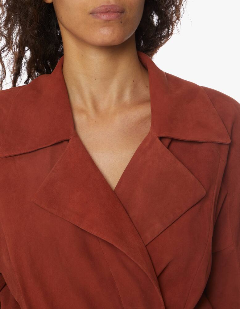 rinascente DROMe Trench in camoscio - Marrone