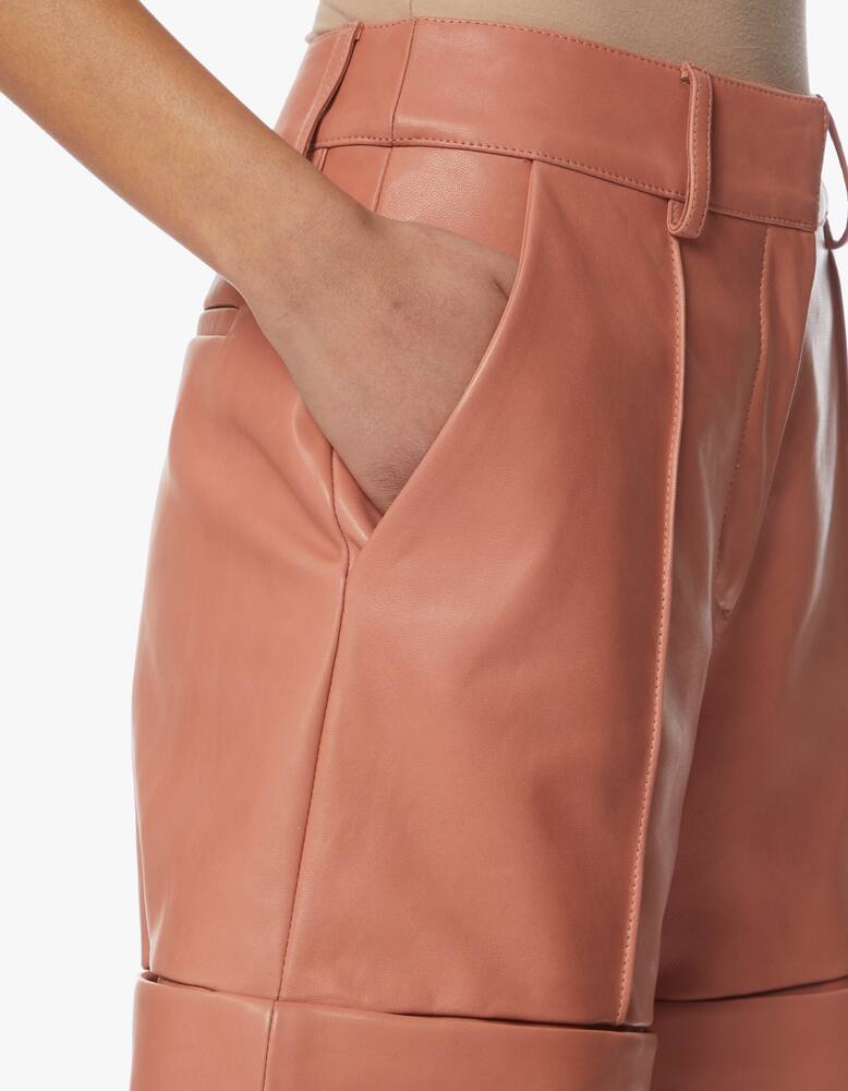 rinascente DROMe Pantaloni short in pelle - Arancione