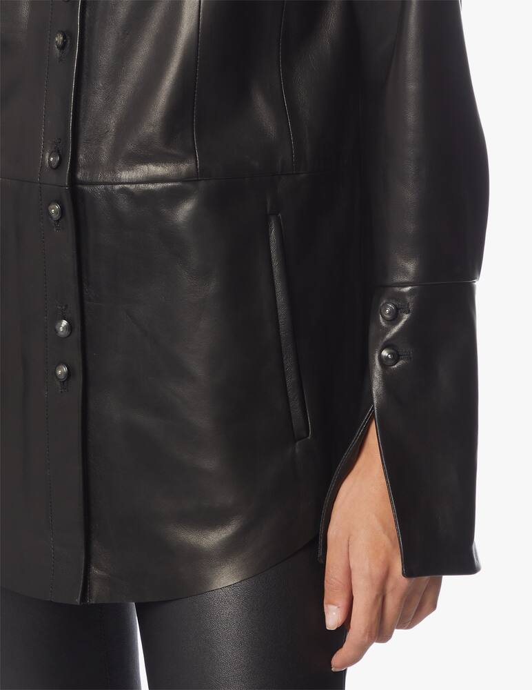 rinascente DROMe Camicia in pelle - Nero