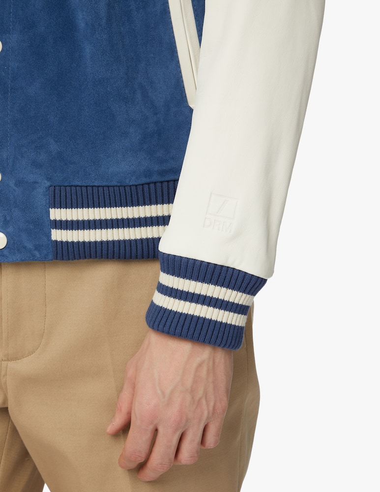 DROMe Giacca bomber varsity - beige - immagine 4 DROMe Giacca bomber varsity - beige - immagine 4