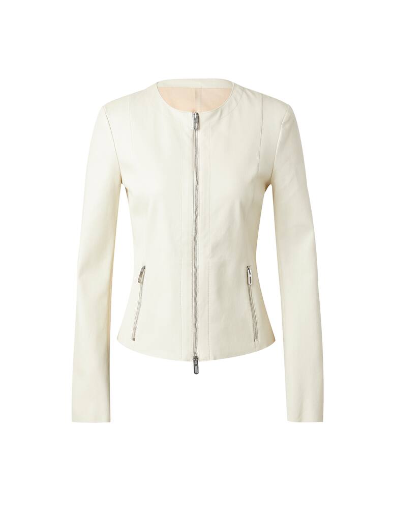 rinascente DROMe Short stretch jacket - white
