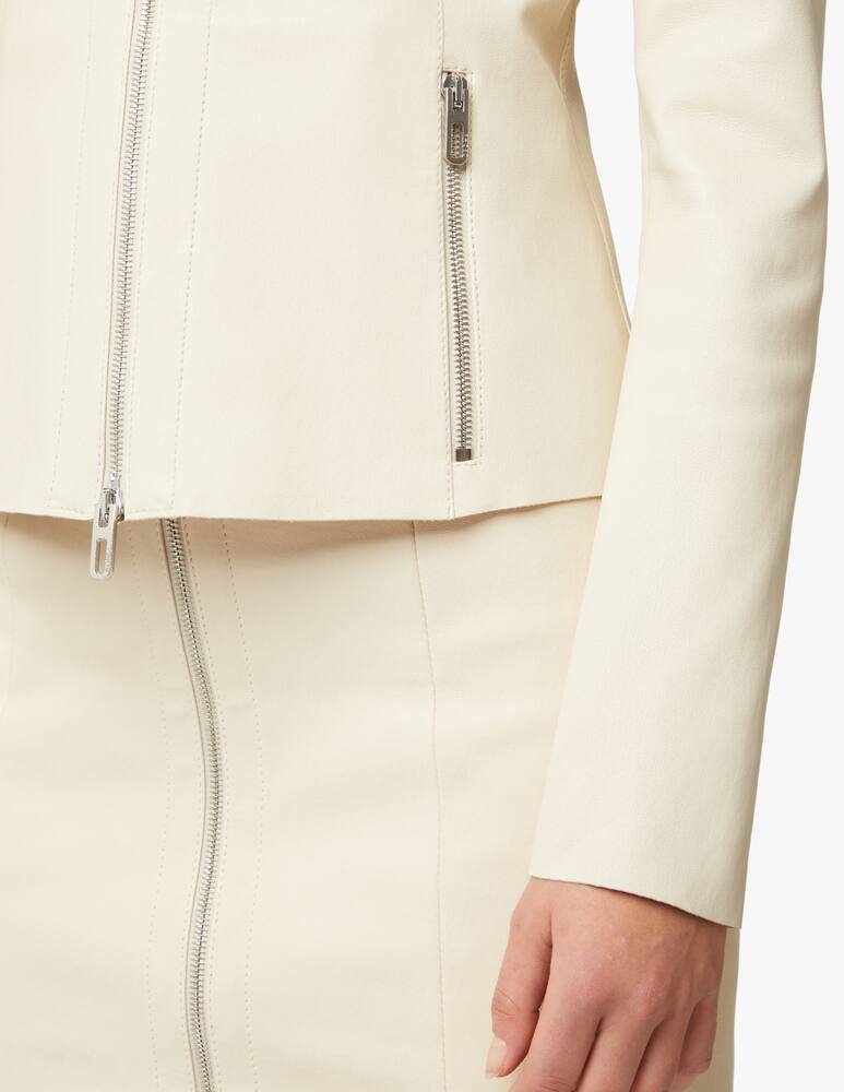 DROMe Short stretch jacket - white - picture 4 DROMe Short stretch jacket - white - picture 4
