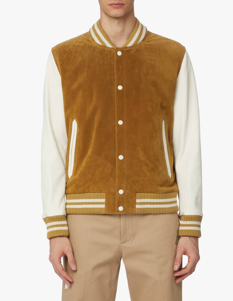 DROMe Giacca bomber varsity - yellow - picture 1 DROMe Giacca bomber varsity - yellow - picture 1