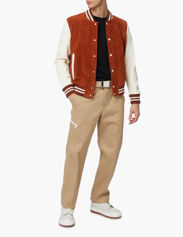 rinascente DROMe Varsity bomber jacket - beige
