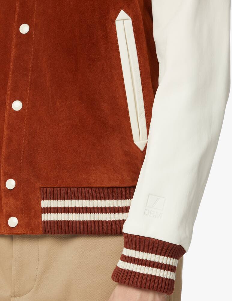 rinascente DROMe Varsity bomber jacket - beige