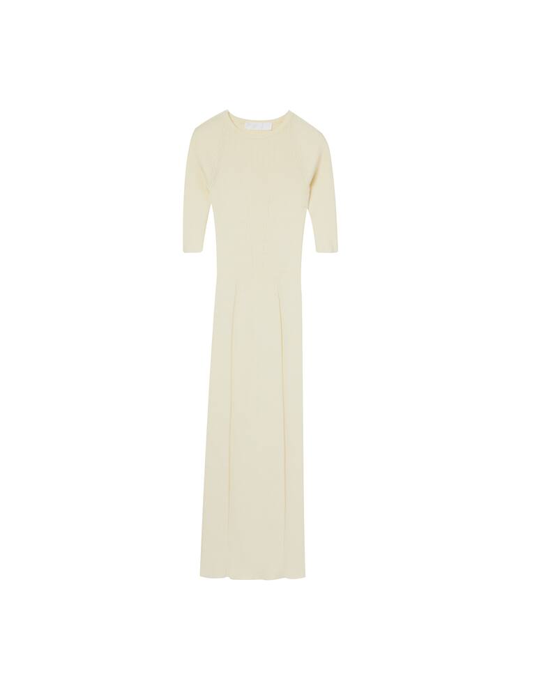 rinascente DROMe Long pencil dress - white