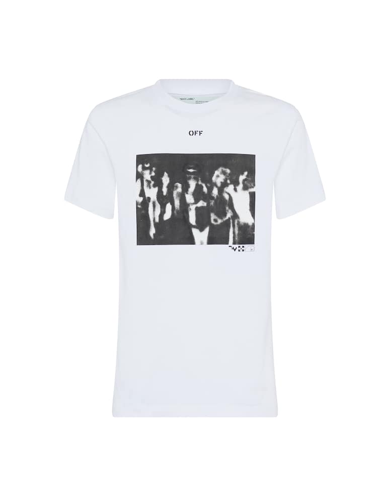 rinascente Off-White Spray Painting T-shirt Manica Corta