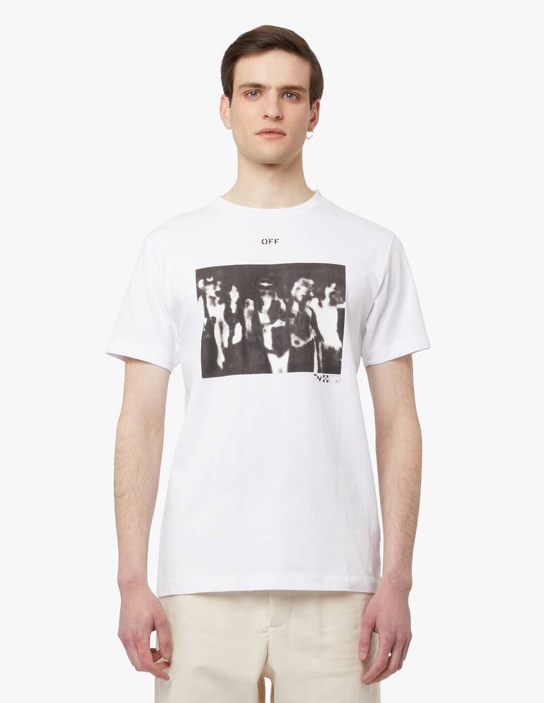rinascente Off-White Spray Painting T-shirt Manica Corta