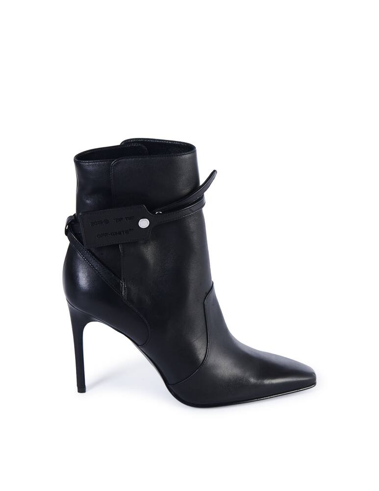 Off-White Stivaletti Ziptie in pelle - immagine 1 Off-White Stivaletti Ziptie in pelle - immagine 1
