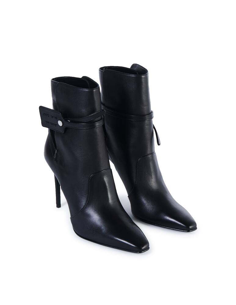 rinascente Off-White Stivaletti Ziptie in pelle 