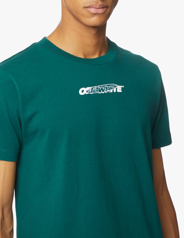 rinascente Off-White T-shirt hand printed