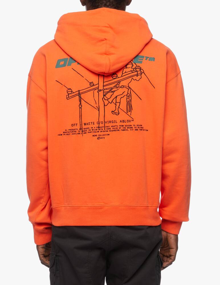 rinascente Off-White Over trellis hoodie