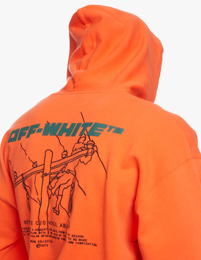 rinascente Off-White Over trellis hoodie
