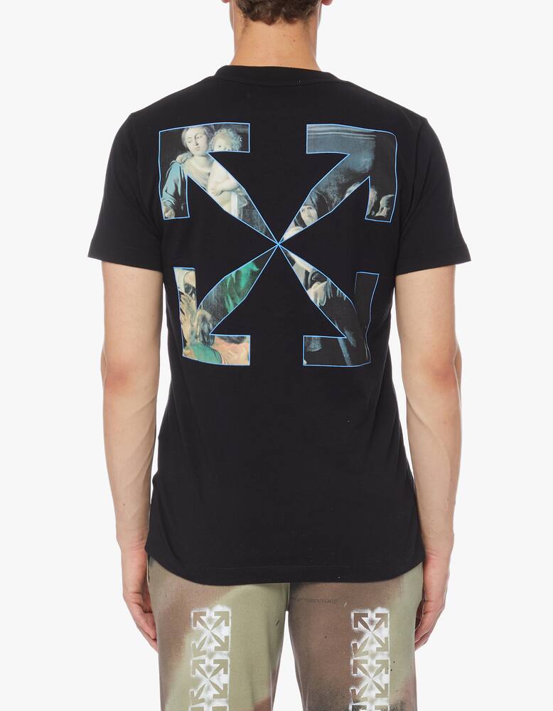rinascente Off-White T-shirt stampa caravaggio in cotone