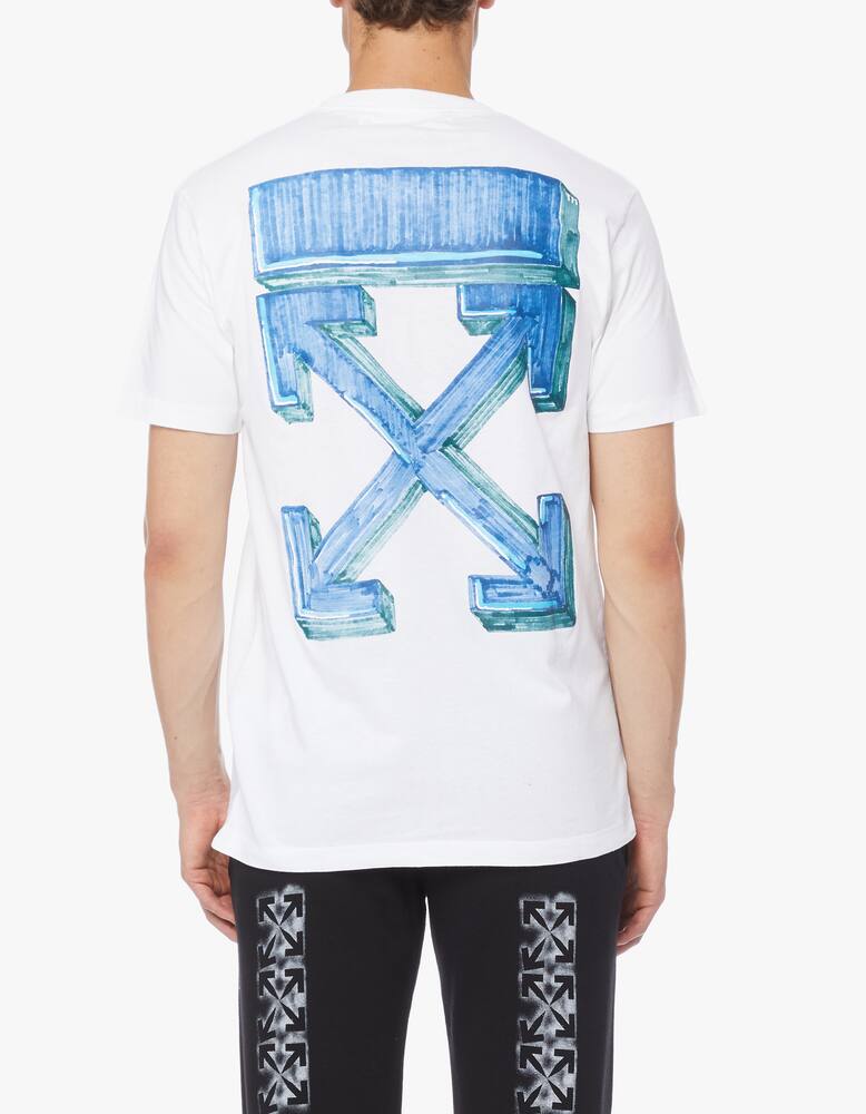 rinascente Off-White T-shirt stampa marker arrow in cotone