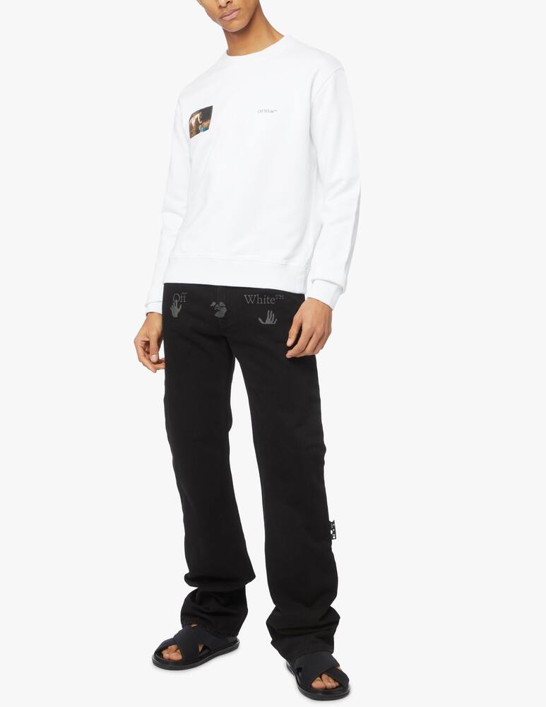 rinascente Off-White Felpa girocollo slim caravaggio