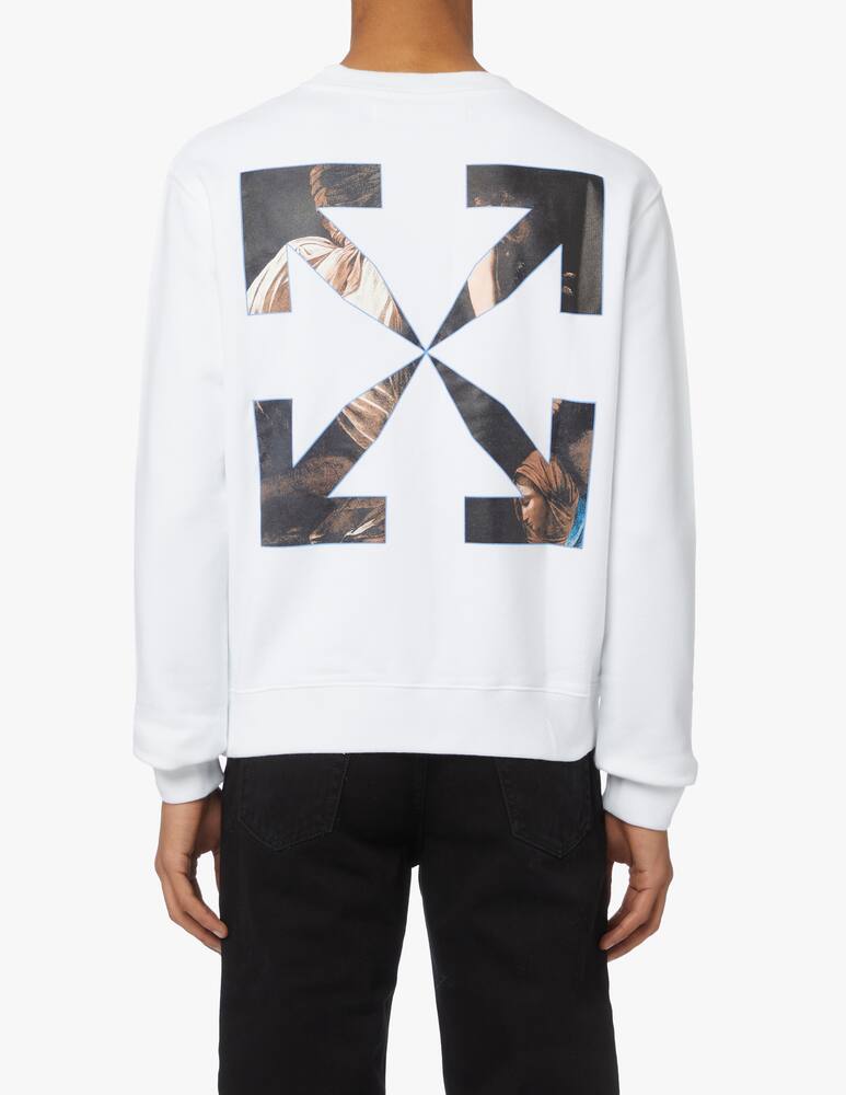 rinascente Off-White Felpa girocollo slim caravaggio