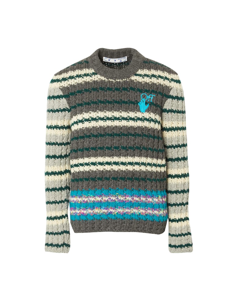 rinascente Off-White Wool hand jumper