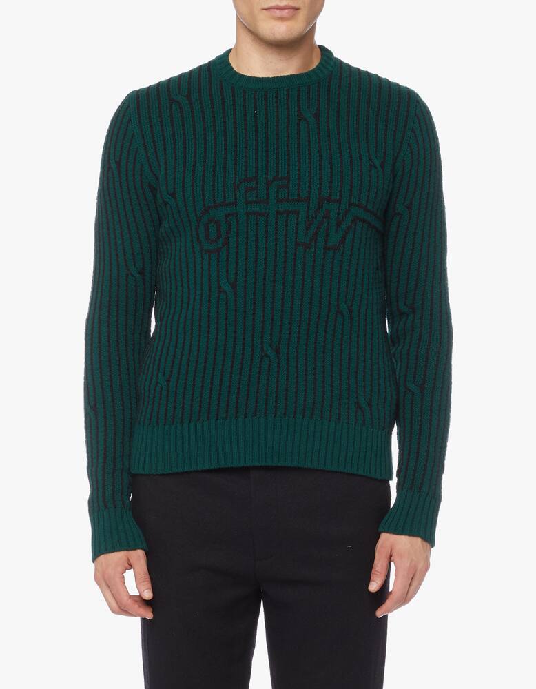 rinascente Off-White Wool blend cable-knit jumper