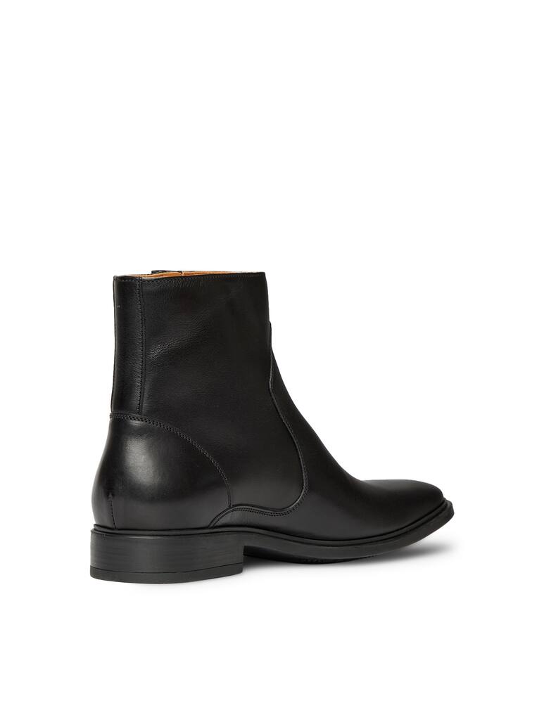 rinascente Off-White Stivaletto chelsea in pelle con punta tonda 