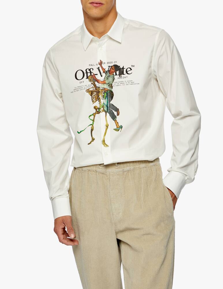 rinascente Off-White Pascal skeleton shirt